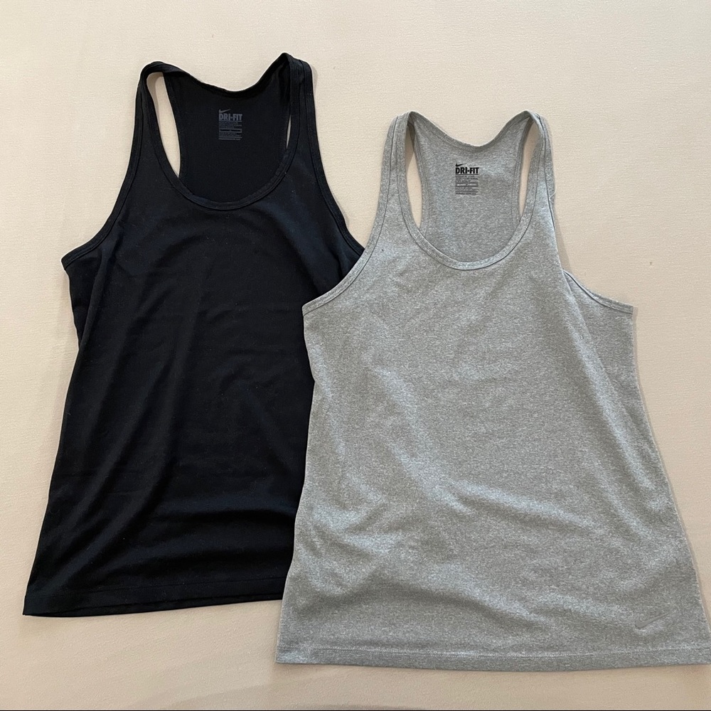 NIKE— women’s workout racer back tanks